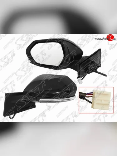 Левое боковое зеркало заднего вида SAT Toyota Prius  XW50 (2015-2018) дорестайлинг