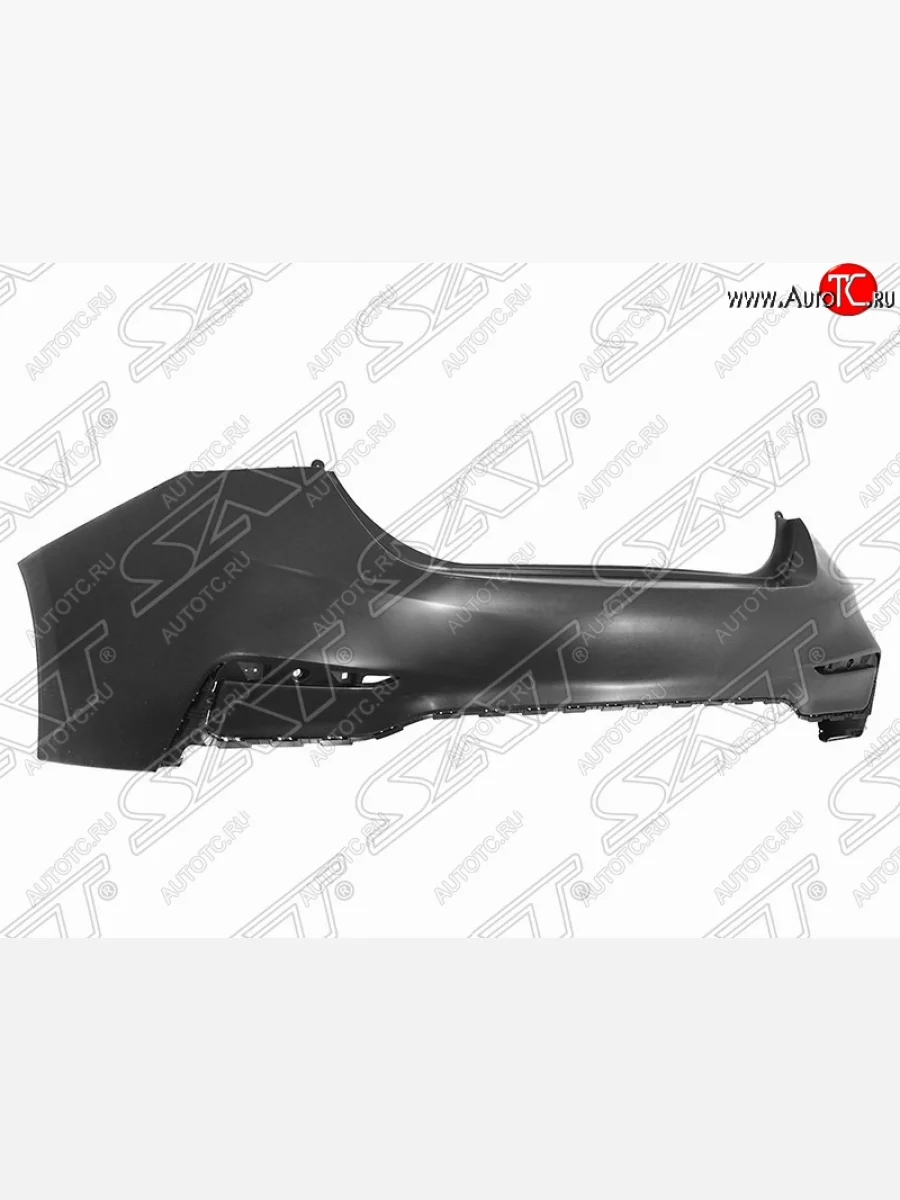 Задний бампер SAT Hyundai Solaris HCR седан дорестайлинг (2017-2020) (Неокрашенный)  в Самаре Самарской области