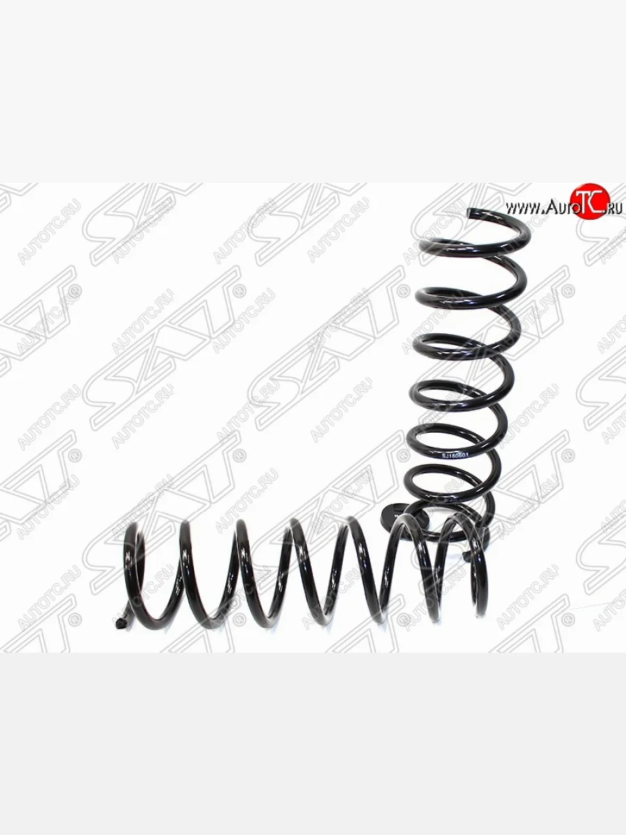 Комплект задних пружин SAT (2 шт) Ford Focus 2 хэтчбэк 3 дв. рестайлинг (2007-2011)  с доставкой в г. Керчь