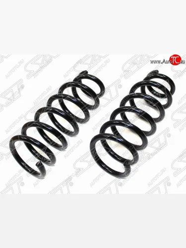 Комплект задних пружин SAT (2 шт., 4WD) Honda HR-V ( GH1,GH2,  GH3, GH4,  GH1, GH2) (1998-2005) дорестайлинг 3 дв., дорестайлинг 5 дв., рестайлинг 3 дв., рестайлинг 5 дв.