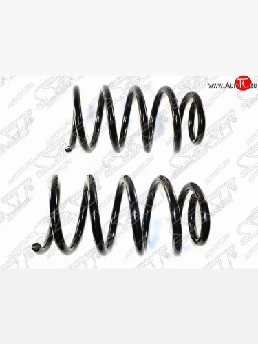 Комплект задних пружин SAT (2WD, 2.2, 2.7, MT/AT, 2 шт.) Hyundai Santa Fe  CM (2006-2012) дорестайлинг, рестайлинг