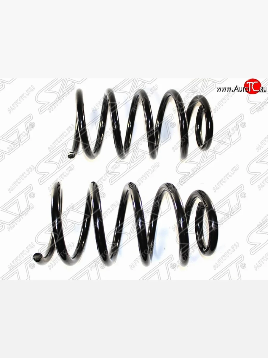 Комплект задних пружин SAT (2WD, 2.2, 2.7, MT/AT, 2 шт.) Hyundai Santa Fe CM дорестайлинг (2006-2009)  в Самаре Самарской области