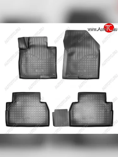 Коврики салонные Noplast (5 мест) Hyundai Santa Fe TM дорестайлинг (2018-2021)