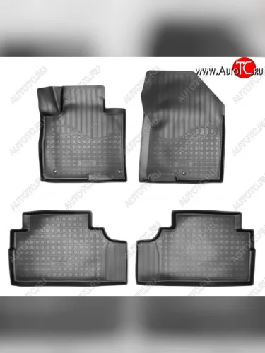 Коврики салонные Noplast (7 мест) Hyundai Santa Fe TM дорестайлинг (2018-2021)