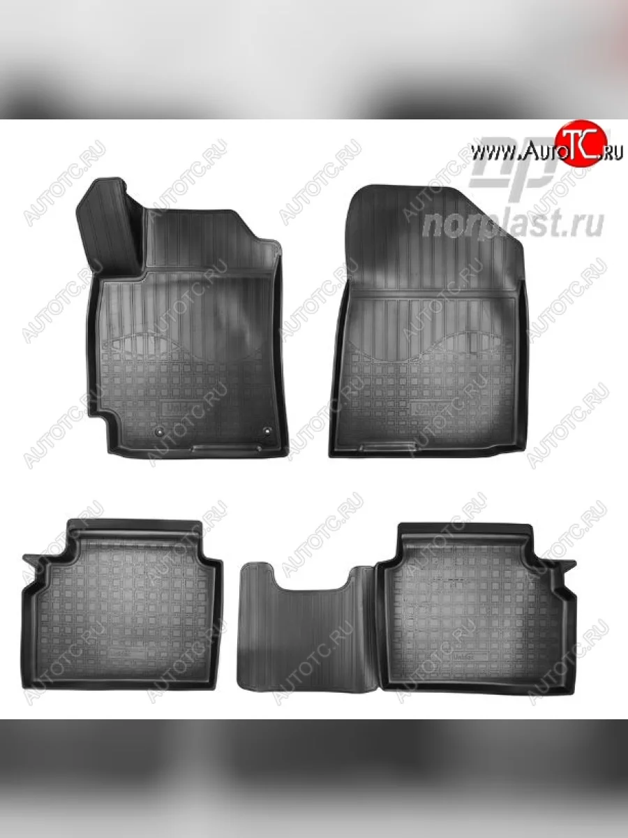 Коврики салонные Noplast KIA Cerato 4 BD дорестайлинг седан (2018-2021)  в Керчи Республика Крым