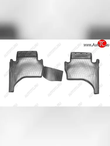Коврики салонные Noplast (задние) Mitsubishi L200 5 KK,KL дорестайлинг (2015-2019)