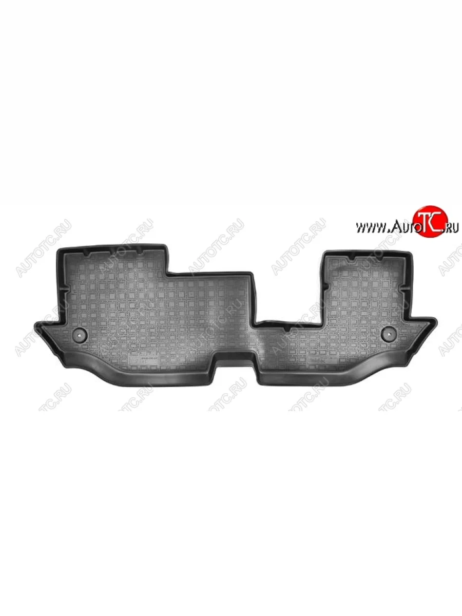 Коврик в салон (3 ряд) Norplast Unidec Volkswagen Teramont 1 CA1 дорестайлинг (2016-2020) (черный)  в Керчи Республика Крым