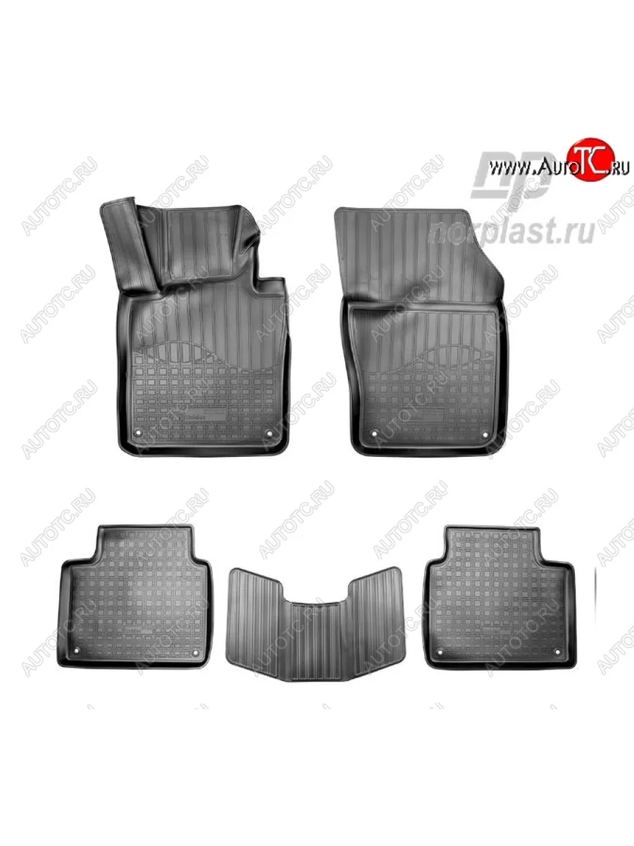 Комплект ковриков в салон Norplast Unidec Volvo V90 дорестайлинг (2016-2020) (черный)  в Керчи Республика Крым
