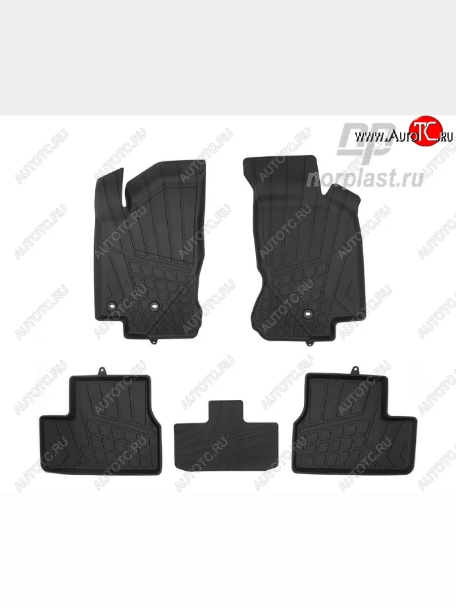 Коврики салонные литьевые Norplast Лада ВАЗ Калина 1118 седан (2004-2013)  в Самаре Самарской области