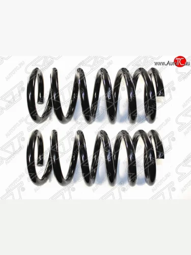 Комплект задних пружин (V87W/V97W, 3,0, 3,0, AT) SAT (2 шт) Mitsubishi Pajero ( 4 V90,  4 V80) (2006-2015) дорестайлинг, 1-ый рестайлинг, 3 дв. 1-ый рестайлинг