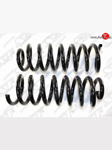 Комплект задних пружин (1.4, 1.6) SAT (Green, 2 шт) Renault Logan  1 - Sandero  (BS)