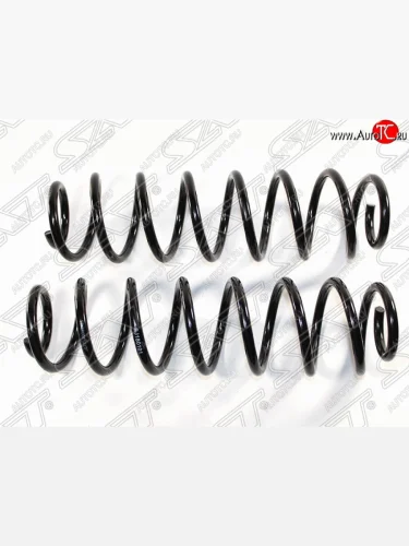 Комплект задних пружин SAT (2 шт) Volkswagen Polo  Mk5 6R,6C,61 (2009-2015) седан дорестайлинг, хэтчбек 5 дв. дорестайлинг