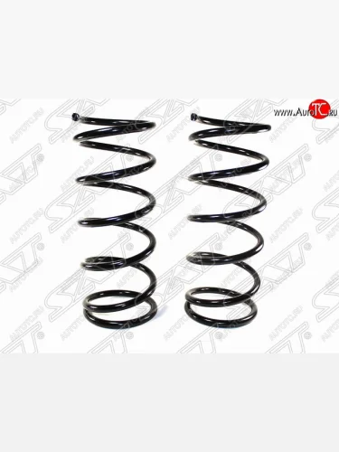 Комплект передних пружин SAT (2 шт) Honda HR-V ( GH1,GH2,  GH3, GH4,  GH1, GH2) (1998-2005) дорестайлинг 3 дв., дорестайлинг 5 дв., рестайлинг 3 дв., рестайлинг 5 дв.