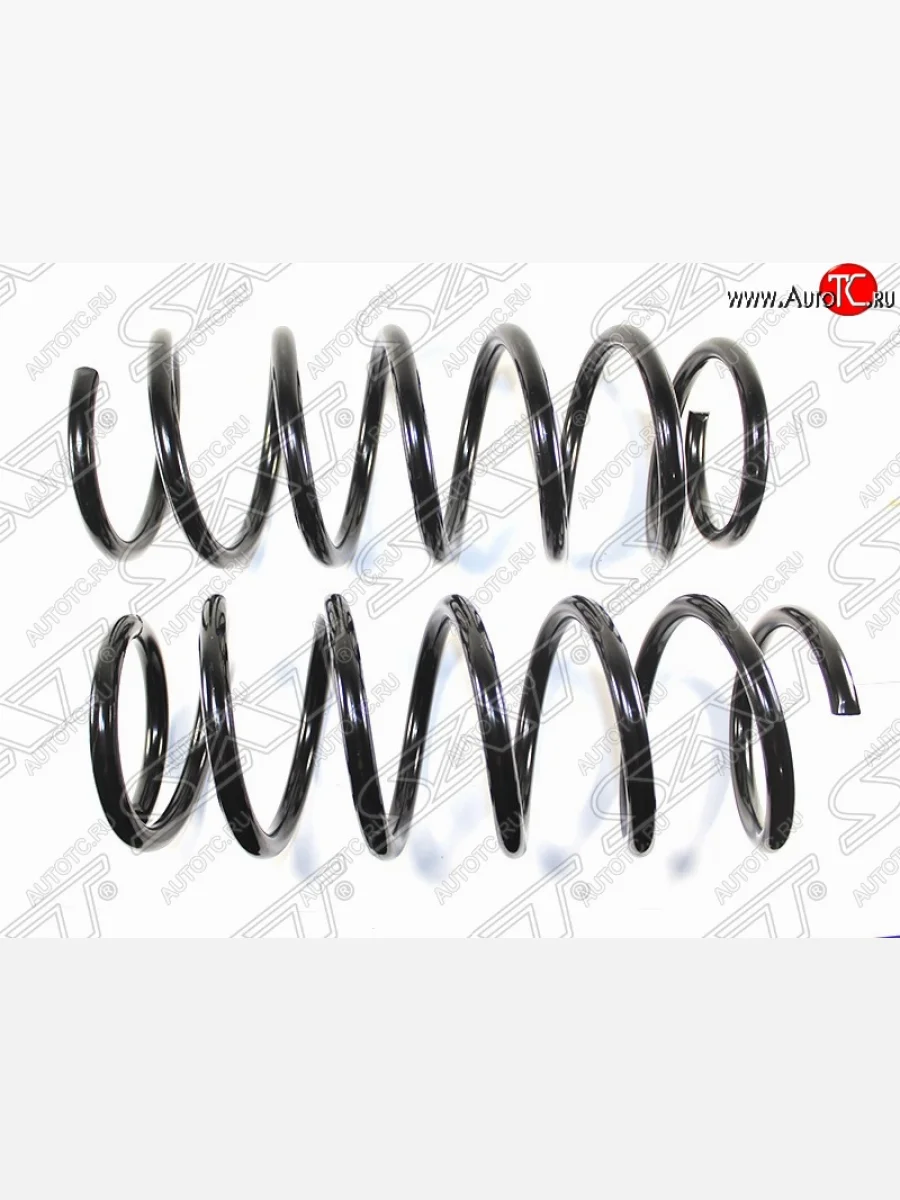 Комплект передних пружин SAT (2 шт., 2WD / 4WD) Mazda CX-7 ER рестайлинг (2010-2012)  с доставкой в г. Керчь