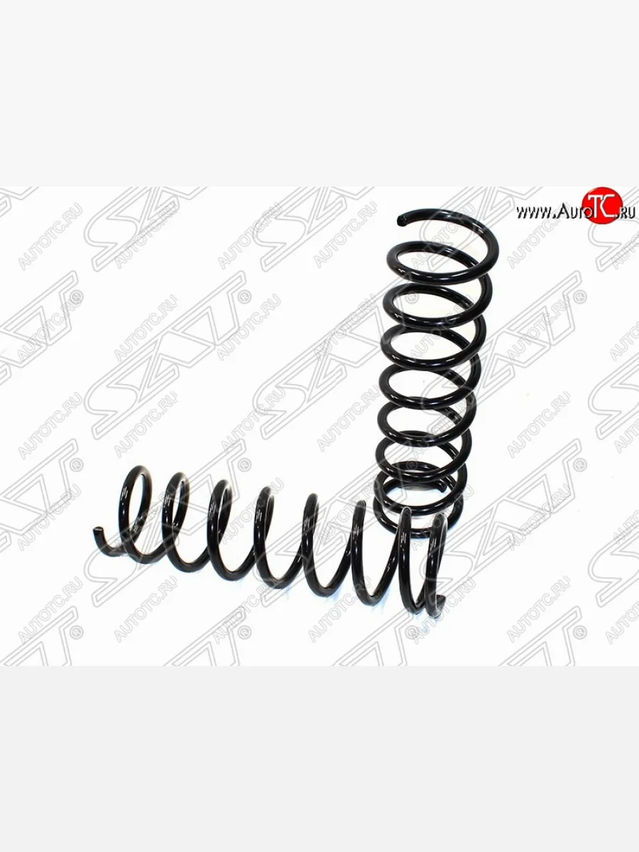 Комплект передних пружин SAT (2 шт.) Mazda Demio 1 DW рестайлинг (1999-2002)  в Перми Пермском крае