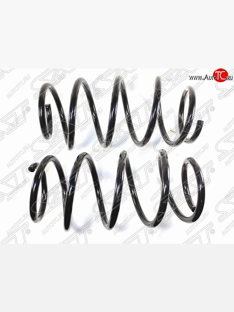 Комплект передних пружин (MR20DE / CVT / 4WD) SAT (2 шт)  Nissan Qashqai +2 (2008-2014) 1  в Воронеже Воронежской области