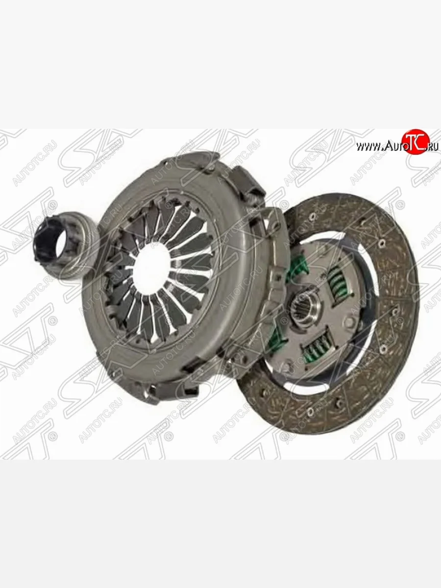 Комплект сцепления SAT (1.5, 1.6, SOHC-1.8) Daewoo Lanos T150 рестайлинг, седан (2000-2009)  в Перми Пермском крае