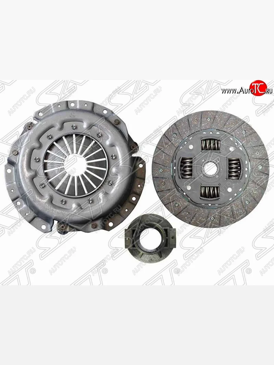 Комплект сцепления (4D56) SAT Mitsubishi L200 3 K74T рестайлинг (2005-2006)  в Самаре Самарской области