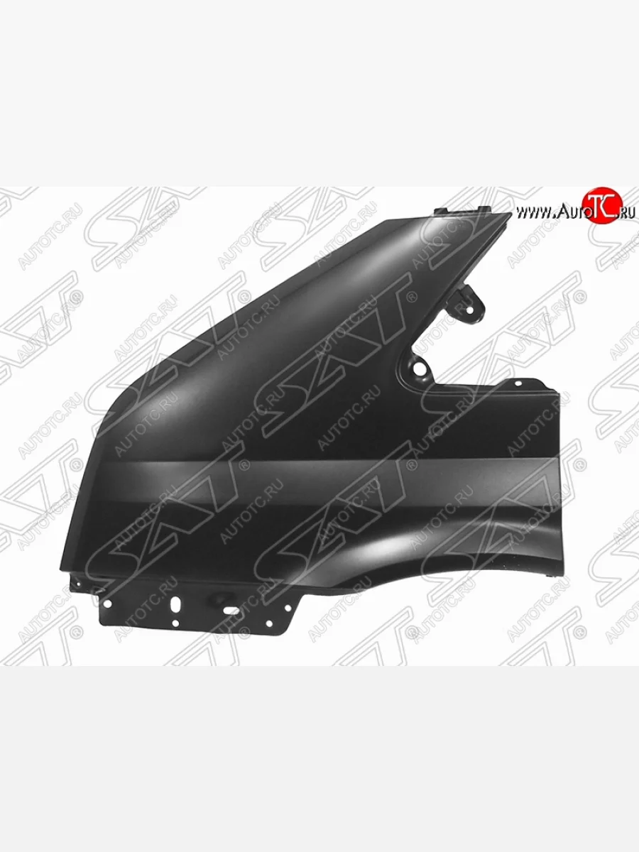 Левое крыло переднее SAT (без отверстия под повторитель поворота, Тайвань) Ford Transit цельнометаллический фургон (2006-2014) (Неокрашенное)  в Керчи Республика Крым