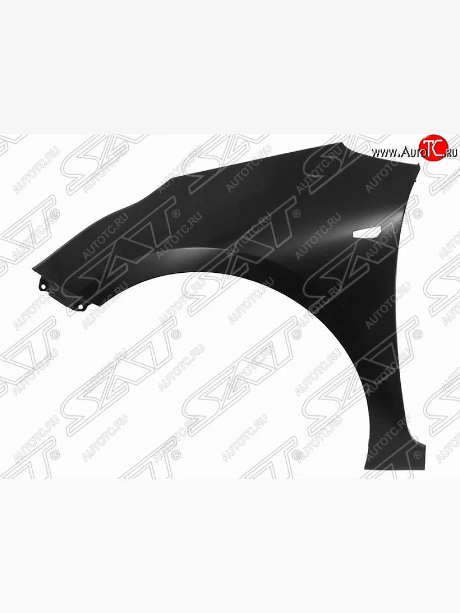 Левое крыло переднее SAT (с отв. под повторитель, пр-во Тайвань)  KIA Ceed (2012-2016) 2 JD (Неокрашенное)  в Самаре Самарской области