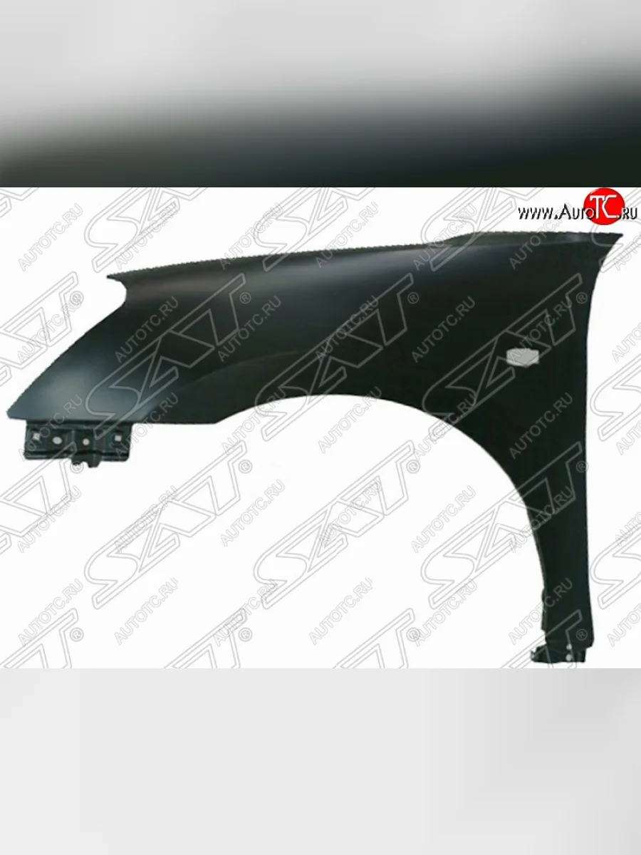 Левое крыло переднее RUS SAT Nissan Almera 3 G15 седан (2012-2019) (Неокрашенное)  в Самаре Самарской области