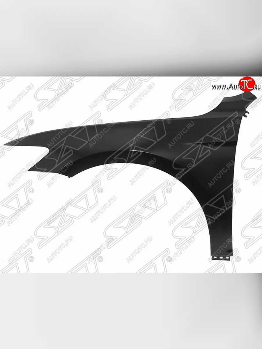 Левое крыло переднее SAT (без отверстия под повторитель поворота) Volkswagen Passat B8 седан дорестайлинг (2015-2019) (Неокрашенное)  в Самаре Самарской области