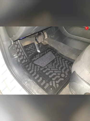 Комплект ковриков в салон Aileron 3D (с подпятником) Audi A3 8VS седан дорестайлинг (2012-2016)