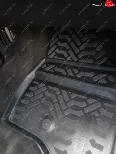 Комплект ковриков в салон Aileron 3D (с подпятником) Ford Explorer U502 1-ый рестайлинг, 5 дв. (2015-2018)