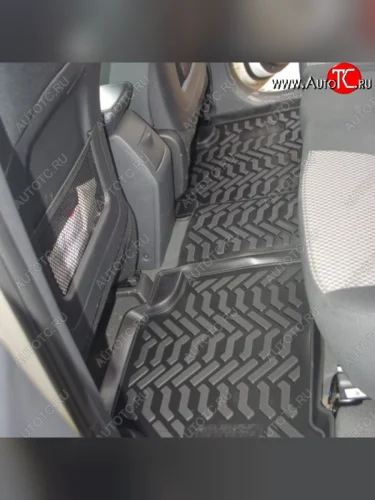 Комплект ковриков в салон Aileron 3D (с подпятником) Geely Emgrand X7 1-ый рестайлинг (2015-2018)