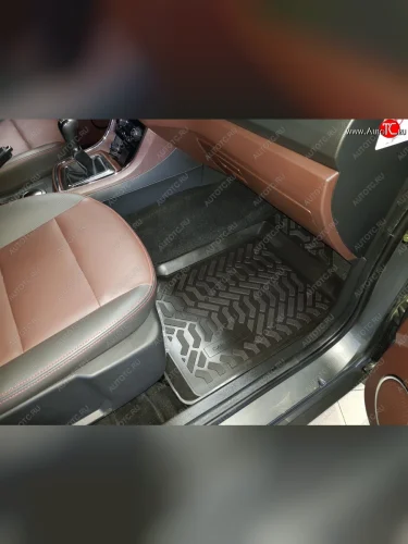 Комплект ковриков в салон Aileron 3D (с подпятником) Lifan Myway (2016-2025)
