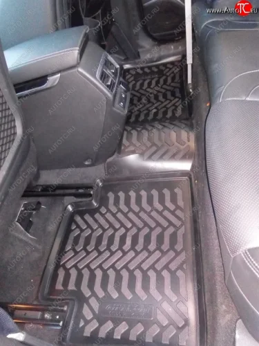 Комплект ковриков в салон Aileron 3D (с подпятником) Renault Koleos 2 (2016-2025)