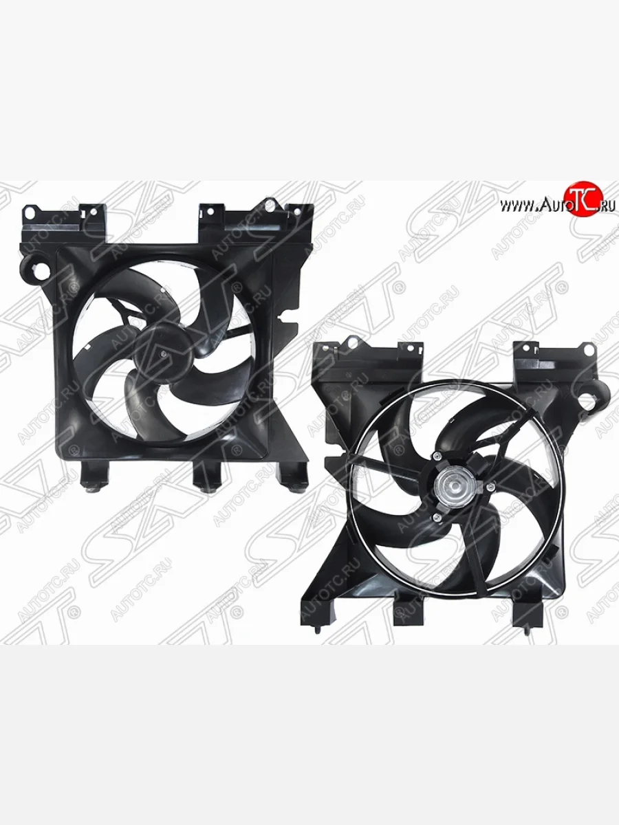 Диффузор радиатора в сборе SAT CITROEN Xsara N1 хэтчбэк 5 дв. 1-ый рестайлинг (2000-2003)  с доставкой в г. Керчь