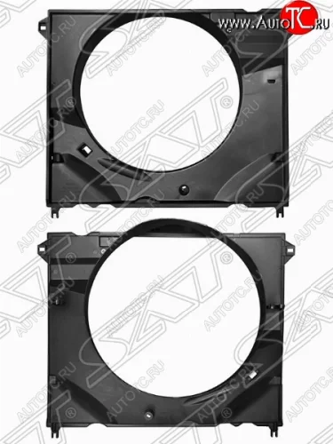 Диффузор радиатора SAT (2KDFTV / 1 / 2GDFTV) Toyota Fortuner AN160 рестайлинг (2020-2025)