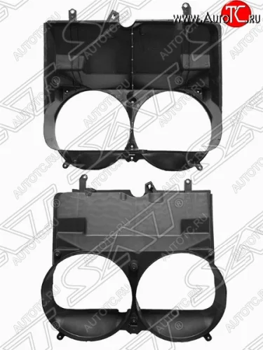 Диффузор радиатора SAT Toyota Hiace H200 минивэн (Япония) дорестайлинг  (2004-2007)