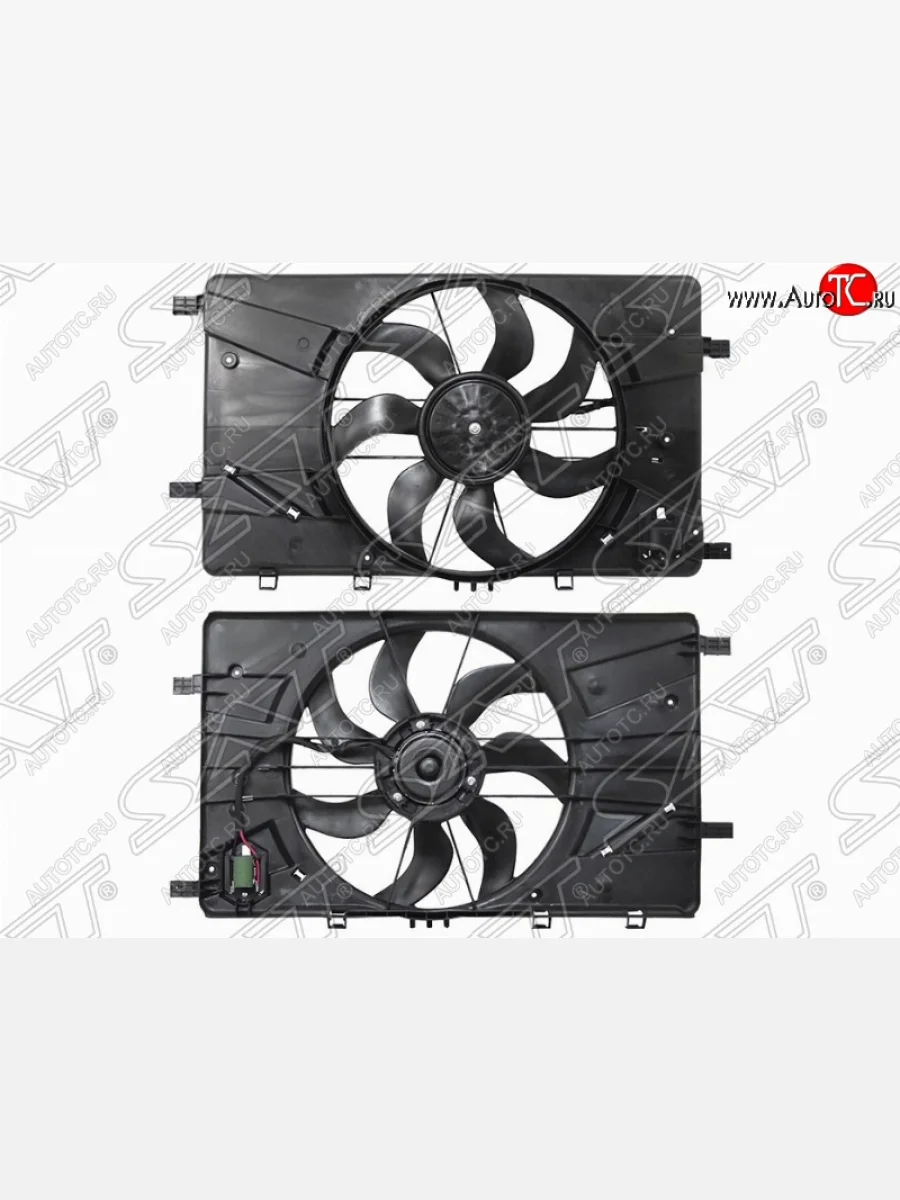 Диффузор радиатора в сборе SAT (АКПП) Chevrolet Cruze J308 универсал рестайлинг (2012-2015)  в Керчи Республика Крым