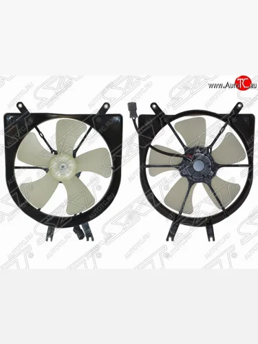 Диффузор радиатора в сборе SAT Honda Domani MB (1997-2000)