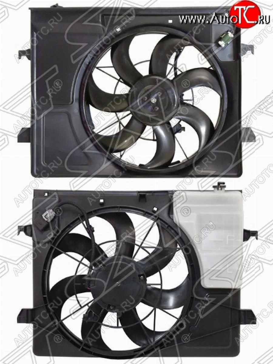 Диффузор радиатора в сборе SAT KIA Cerato 2 TD седан (2008-2013)  в Керчи Республика Крым