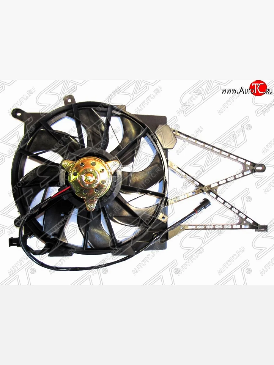 Диффузор радиатора в сборе SAT Opel Astra G седан (1998-2005)  с доставкой в г. Керчь