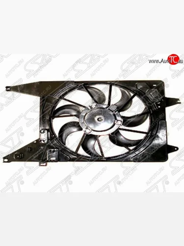 Диффузор радиатора в сборе (1.6) SAT (c кондиционером) Лада ВАЗ Ларгус дорестайлинг R90 (2012-2021)