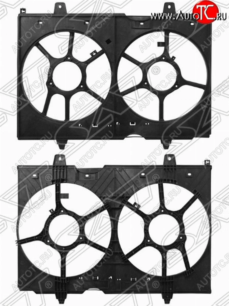 Диффузор радиатора SAT Nissan X-trail 2 T31 рестайлинг (2010-2015)  в Керчи Республика Крым