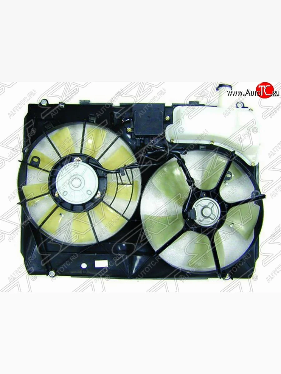 Диффузор радиатора в сборе SAT (1MZ / 3MZ) Lexus RX300 XU30 дорестайлинг (2003-2006)  с доставкой в г. Пермь