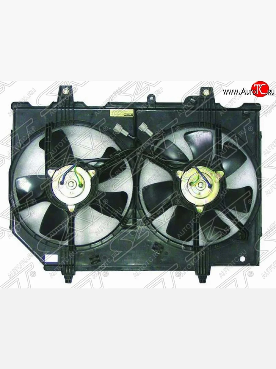 Диффузор радиатора в сборе SAT Nissan X-trail 1 T30 дорестайлинг (2000-2003)  в Перми Пермском крае