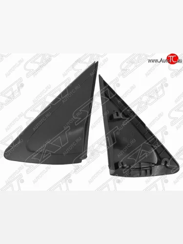 Левая накладка основания зеркала SAT (треугольник) Mazda Demio  3 DE (2007-2014) дорестайлинг, рестайлинг