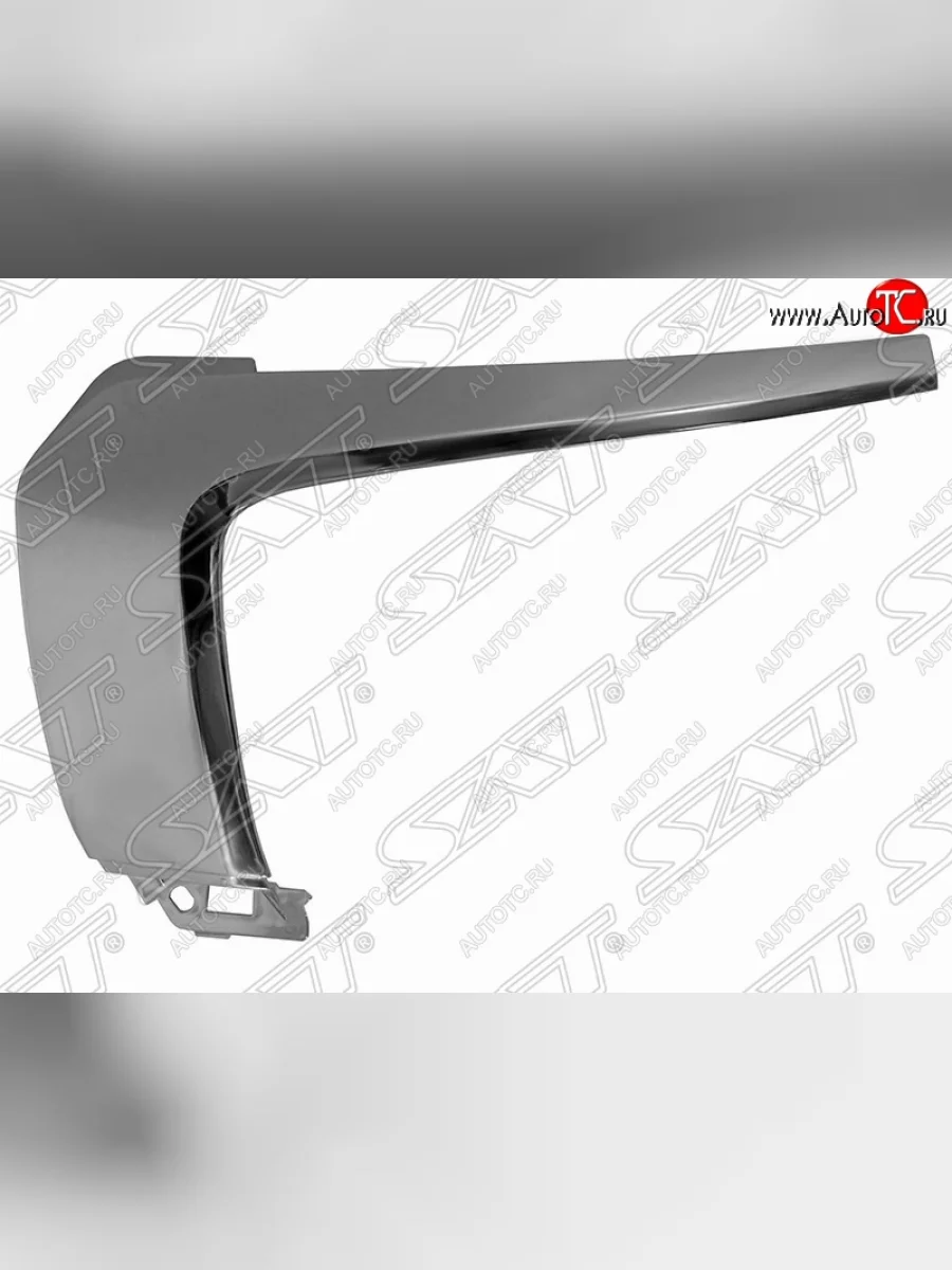 Левый молдинг переднего бампера SAT (хром, верхний) Mitsubishi Outlander GF 2-ой рестайлинг (2015-2018)  в Керчи Республика Крым