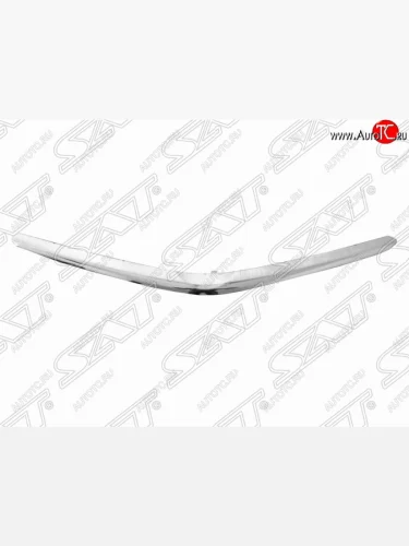 Молдинг переднего бампера SAT (хром, центр) Toyota Prius XW20 дорестайлинг (2003-2005)