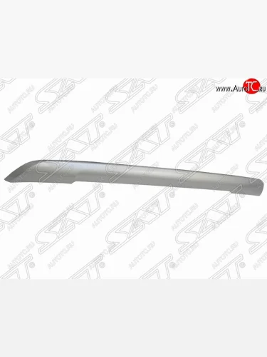 Накладка переднего бампера SAT (Серебро) Toyota RAV4 XA40 5 дв. рестайлинг (2015-2019)