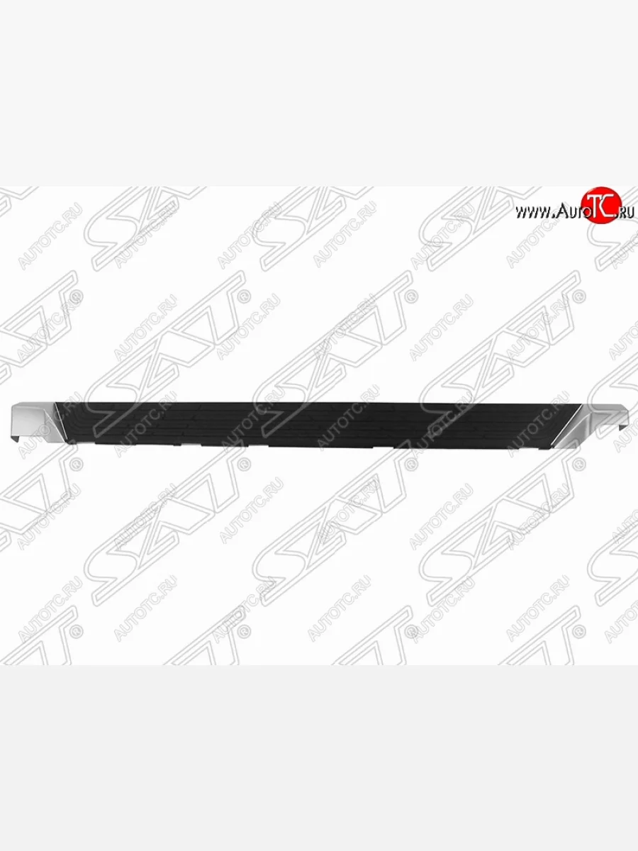 Левая накладка порога SAT Mitsubishi Pajero 4 V80 3 дв. 1-ый рестайлинг (2011-2014) (Неокрашенная)  в Самаре Самарской области