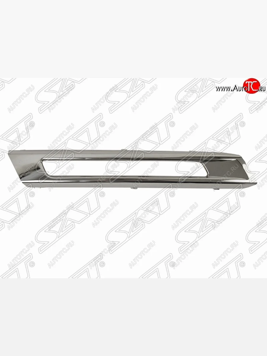 Левая рамка ДХО SAT (хром) Mercedes-Benz ML class W166 (2011-2015)  в Самаре Самарской области