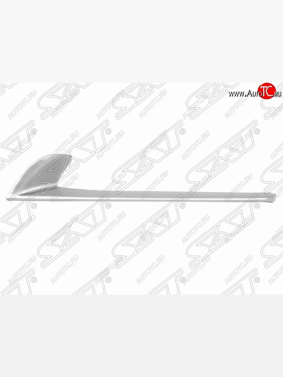 Левый молдинг решетки радиатора SAT BMW 5 серия F10 седан дорестайлинг (2009-2013) (Неокрашенный)  в Керчи Республика Крым