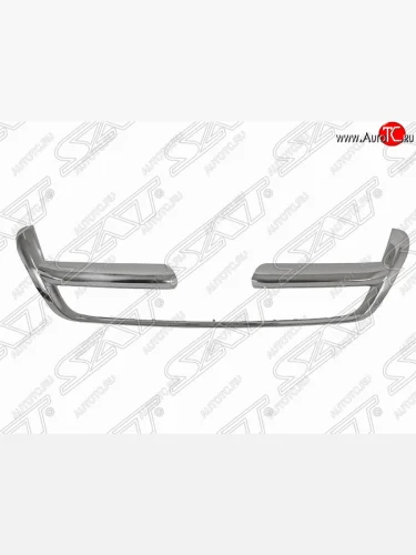 Молдинг решетки радиатора SAT (Хром) Honda CR-V RD4,RD5,RD6,RD7,RD9  дорестайлинг (2001-2004)